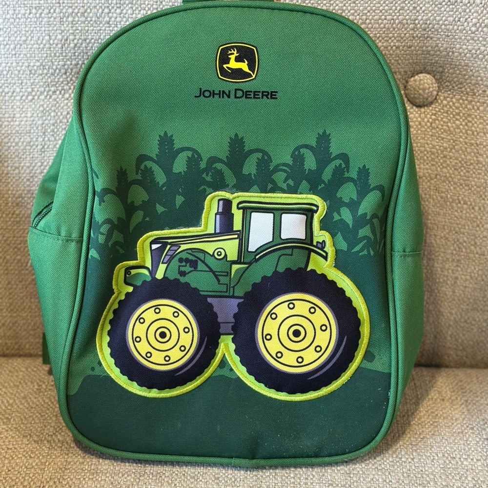 John Deere Kids Green Backpack